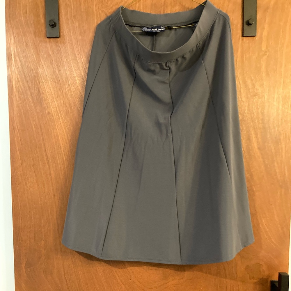 Susan Graver Gray Midi Skirt